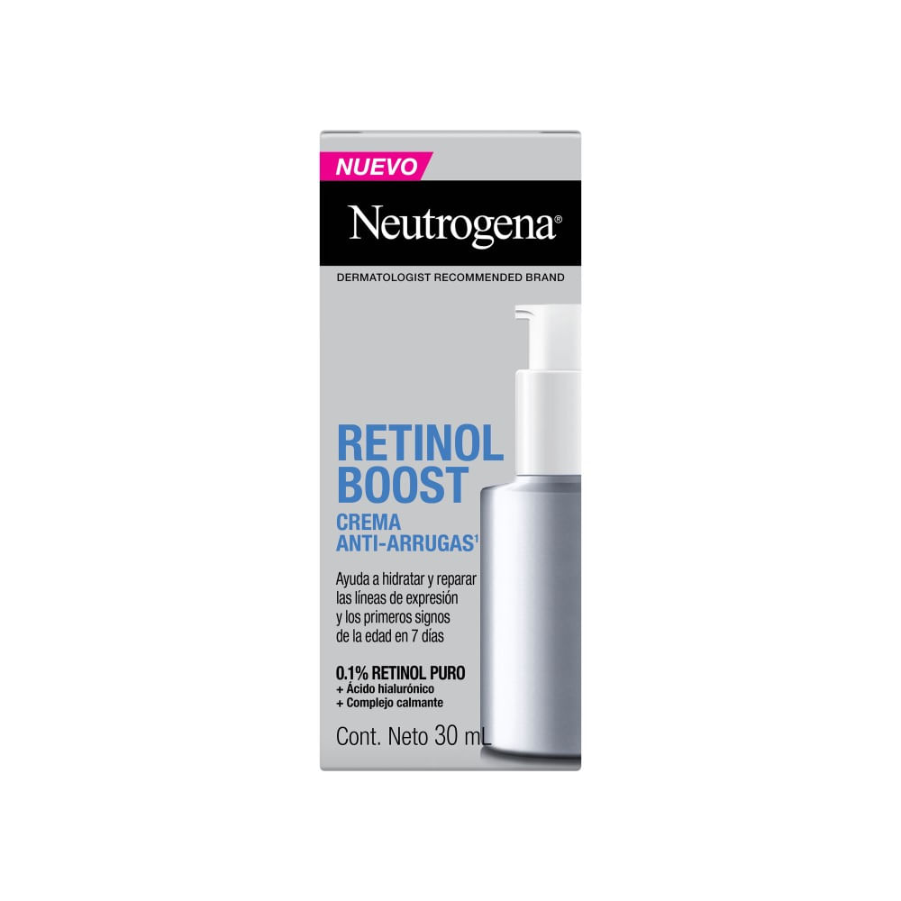 NEUTROGENA RETINOL BOOST CREMA ANTI-ARRUGAS FRASCO 30 ML