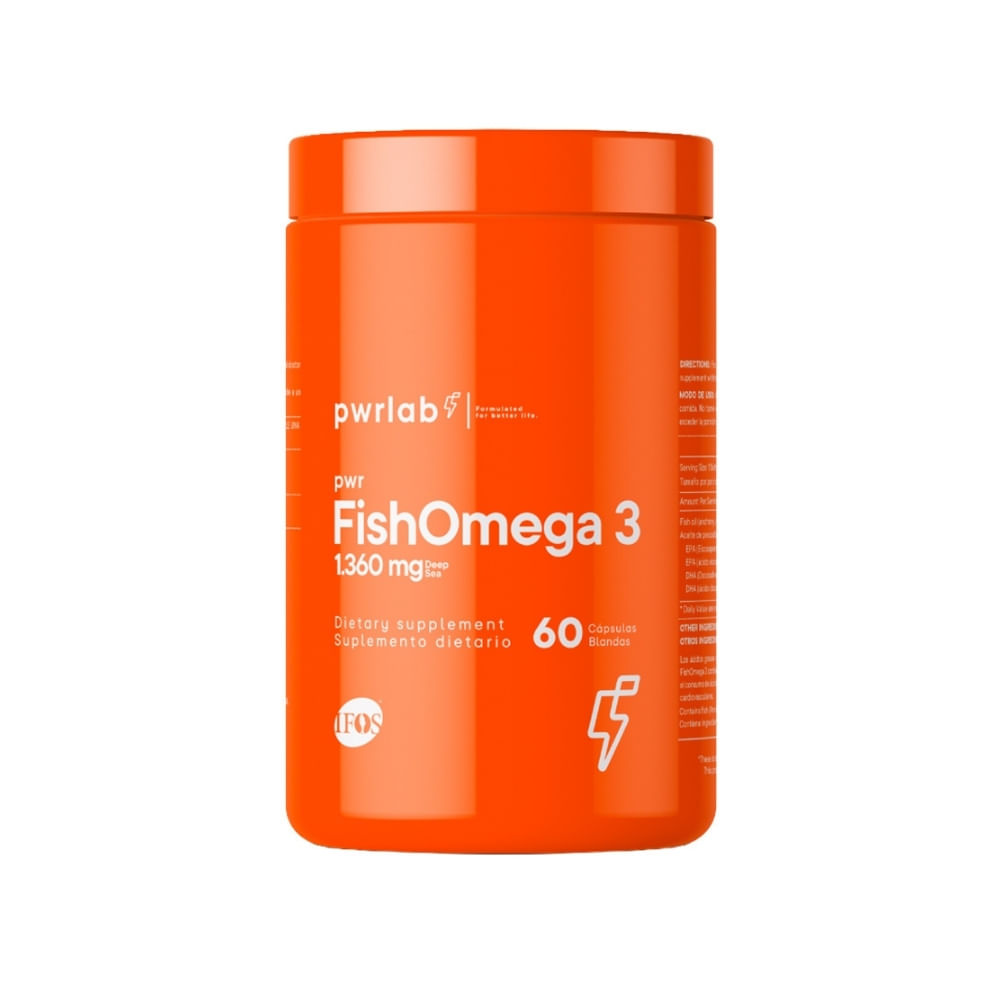 PWR FISHOMEGA 3 CAPSULAS FRASCO X 60 UNDS