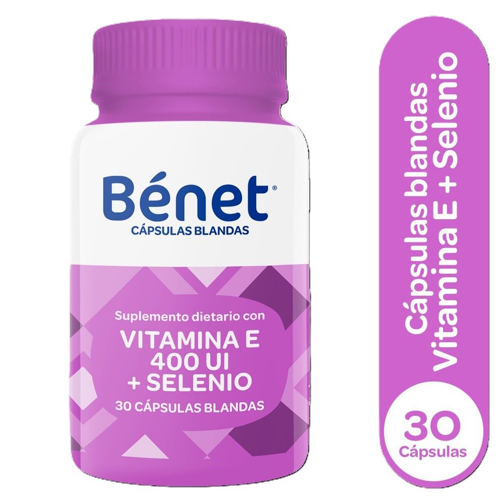 BENET VITE+SELENIO CAPSULAS BLANDAS FRASCO X 30 UNDS