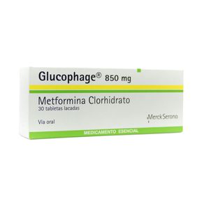 GLUCOPHAGE TABLETAS 850 MG