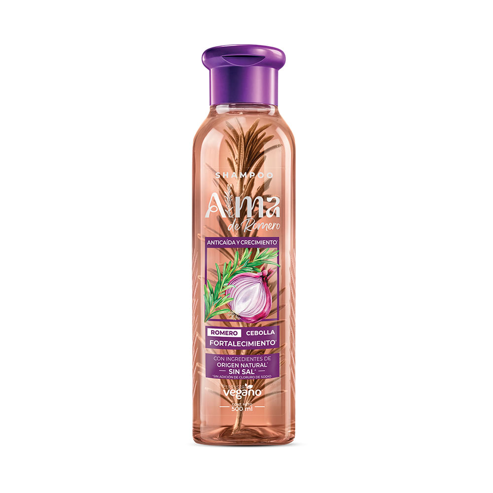 SHAMPOO ALMA DE ROMERO CEBOLLA FRASCO 500 ML